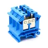 DIN RAIL TERMINAL BLOCKS 10st UIK-16 Universal Class Connector Screw Connection Terminal Strips Blocks UIK16 Wire Conductor