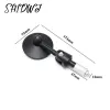 2 stks/paar 7/8 "Universal Motorfiets achteruitkijkspiegels Ronde Handgreep Bar End Foldable Motor Bike Side voor Cafe Racer