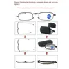 Zonnebrillen draagbare opvouwbare leesglazen met case high-definition vision care lezers brillen ultralicht TR90 Presbyopische bril