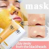 98.4% Gold Foil Peel-Off Mask Exfoliate Remove Blackheads Facial Peel-Off Mask Unclog Cleaning Pores Lift Firm Women Face Care