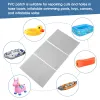 Para reparación de balsa inflable Kit de parche de reparación de piscina 3 PVC Patches de kayak de bote inflable PVC