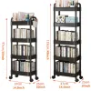 3/4 mobiele trolley organizer Gap opbergrek badkamer slaapkamer organizer kar mobiel keuken storey snack opslag boekenplank rack