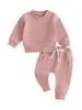 Kleidung Sets Mubineo geborener Baby Girl Boy Winter Kapuze -Strampler Jumpsuit warmes Fleece -Outfit mit Ohren