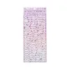 1 PC süßer farbenfroher Text Englisch Briefmuster Aufkleber DIY Scrapbooking Journaling Planer Notebook Toploader Deco Materialien