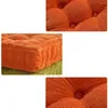 Cuscino addensato sedia elastica sedile a colore solido pavimento quadrato per ufficio a casa