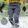 Men City Tactical Pants Combat Cargo Byxor Multi-Pocket Waterproof Wear-Resistant Casual Training Overall Kläder 240326