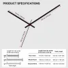 MCDFL Metal Wall Clock Hands for Watchmaker Reservdelar Klocka Mekanismverktyg för klockor Art Mural Decorative Modern Living Room