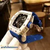 高級時計メカニカルウォッチスイスムーブメントRakish Cool Wrist TV Factory RM055 Mechanicsビジネスレジャー