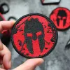 Spartan Armor Warrior Wellemet Patch Patch Embroidery Cheor Tactical Tactical Diy شارات الشارة بقع عسكرية لملصق الملابس