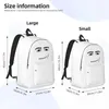 Aufbewahrungstaschen lustig der Mann Gesicht Cartoon für Teenager School Bookbag Daypack Grundschule High College Wanderung