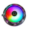 Resfriamento Lanshuo CPU Cooler de ar com radiador de fã de arco -íris de 90 mm RGB CPU Profile BOW para AMD Intel LGA 1150 1151 1156 2011 x79 x99