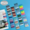 8PACKS1600 SHEETS AVILITÀ TRASPARETTIVI PASSOGGI Sticky Notepadi Clear Bookmark Leggi Book Stationery School Supplie