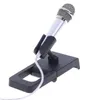 Mikrofonlar 3.5mm Stereo Studio Mic KTV Karaoke Mini Mikrofon Kulaklık/Stand Mount 240408