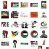 Bambini Adesivi per giocattoli 50pcs Palestine Palestinesi Iti per fai -da -te laptop skateboard motociclette moto drop drop drop drop drop drip doni regali novità dhrj7