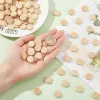 1,5 cm-3,5 cm Naturalne kromki z drewna Niedokończone okrągłe drewniane dyski drewniane kółka do DIY Crafts Dekoracja świąteczna