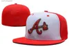 Ball Caps NOUVELLE BRAVES BRAVES Une lettre Baseball Caps Men Women Trucker Sport Bone Aba Reta Gorras Fitted Hats H2-7,7 Y240409