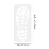 Christmas Snowflake Stencils Footprint Stencil Christmas Snowflakes Santa Claus Footprint Drawing Stencils Painting Album Paper