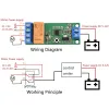 Módulo de polaridade reversa do motor CC Módulo DC 5V 6V 9V 12V Relé de atraso ajustável Relé 2A Drive Signal Gerator Signal Board