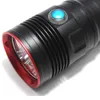 5*XM-L2 LED SCUBA Discussione Flashlight a 3 modalità Fotografia Video Fotografia Underwater Underwater 80M 18650 Festa da immersione impermeabile Luce impermeabile