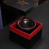 Filiżanki spodki ceramiki filiżanki poracie retro ręcznie robione jianzhan czarna glazura herbaty Zestaw ceramiki wodociągowe pudełko prezentowe
