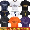 Bellingham Vini Jr Modric Mbappe Soccer Jerseys 23 24 25 Shirt Football Rodrygo Camavinga Real Madrids 2023 2024 Arda Guler Y-3 Fans Away Player Version Troisième Men Kid