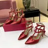 Studssss Pumps Designer Sandals Femmes High Heels Slingbacks 6.5 / 9,5 cm Talons Stiletto Slides Purple Bure