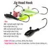 Wifreo 3st Fish Head Jig Head Hooks For Bucktail Saltwater Swimbait Jig Head Baits Holder Hook For Striped Bass Bluefish