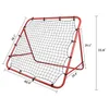 Voetbaloefening Mesh Portable Indoor Buiten Sports Tranning Equipment Soccer Ball doeltraining Rebound Net 240403