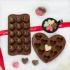 Rose Flower Love Heart Chocolate Silicone Mold Dinosaur/Bear/Alphanumeric Candy Ice Cube Jelly Baking Cake Cake Accessories