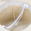ワイドブリムハットバケツハット2018夏の女性弓太陽帽子レディースワイドブリムストローハット屋外折りたたみ式ビーチパナマ帽子教会帽子骨骨フェミニノY240409