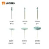 LODDEN Dental Lab Polisher Diamond Poloshing Head Wheel for Emax Zirconia Blue Medium Deatal Grinding Ceramics Crowns Stone Burs