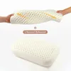 JFLEGAL Latex Pillow Natural Rubber Odorless Neck Pillow Sleep Does Not Collapse 85% Natural Travesseiro Latex Almohada Oreiller 240327