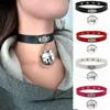 Chokers gotiska svart spikade punk choker krage spikar nitar med päckad chocker halsband för kvinnor män bondage cosplay goth je dhgarden dhvsf