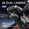 Drones KF106 / KF106 MAX GPS DRONE 4K Profesional 3axis Gimbal con cámara HD 2.4G Motor sin escobillas RC Quadcopter vs KF102 Drone