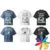 Męskie koszulki pentagram printed Far Archive T Shirt Men High Street Far.