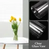 Vasos Decoração de casa Vaso de vidro Office Cilindro reto Flor clara decorativa hidropônica