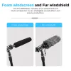 Microphones BYBM6060L Fusil de chasse professionnel Microphone Enregistreur vocal Interface audio studio pour le canon Nikon Sony Interviews de cinéma