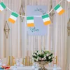 Party Decoration Home Decor Irish Flag Bunting For Ireland Outdoor Hanging St Patrick Day Decorations