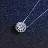 Europese stijl merk Mosan Diamond S Sier Pendant Exquisite glanzende zirkoon sexy dames kraag ketting ketting high-end sieraden
