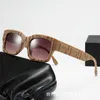 2024 New Square f Home Luxury Sunglasses with Concave Shape Fashionable and Trendy Personalized Sunshade for Women Q19E