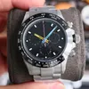 Blacken Montre de luxes best diamond watch men watches 40mm 7750 chronograph mechanical movement Carbon black vacuum plating Wristwatches Relojes