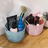 3pcs Mini Plastic Toys Storage Basket Portable Laundry Basket Hollow Food Fruit Storage Hanging Kitchen Fruit Organizer