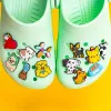 1pcs mignons charmes chiens corgi pug chaussures charmes bulldog français jeans husky slog épingles