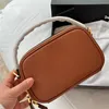 Odette läder mini-väska kameraväska designer handväska lyx svart brun axel väska läder mini crossbody väska modestil mini plånböcker