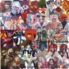 10/70pcs Countryhumans autocollant Anime japonais autocollants kawaii étudiant papeterie à eau de l'eau