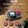 Аксессуары Lens Lins Filter для DJI Action 4 CPL ND8 ND16 ND32 ND64 UV ND Комплект фильтров для OSMO Action 3 2 Accessories Camera Camera