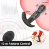 360 rotazione a vibratore anale prostata massager tappo di testa potente stimolazione giocattoli sexy per uomini coppie