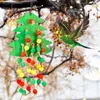 Autres fournitures d'oiseaux Toys de Noël en forme de jouet à mastication naturelle perroquets cobaye avec