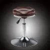 Leer verstelbare balk stoelen Rond Stijlvol ontwerp Roze Bar Stool Ottomans Luxe Taburete Alto Para Cocina Modern Furniture