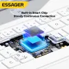 TASSICHE ESSAGER MINI TASSAGGIO BLUETOOTH BLUETOOTH ANTIPRINT ANTIPRINT PORTATIFICA RGB IPAD Tastiera wireless per tablet computer iPad Pro